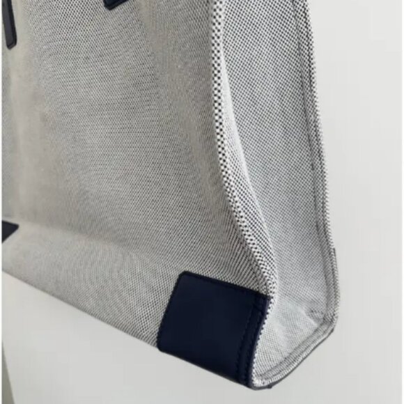 Tory Burch Navy Canvas Ella tote - NWT - Picture 5 of 8